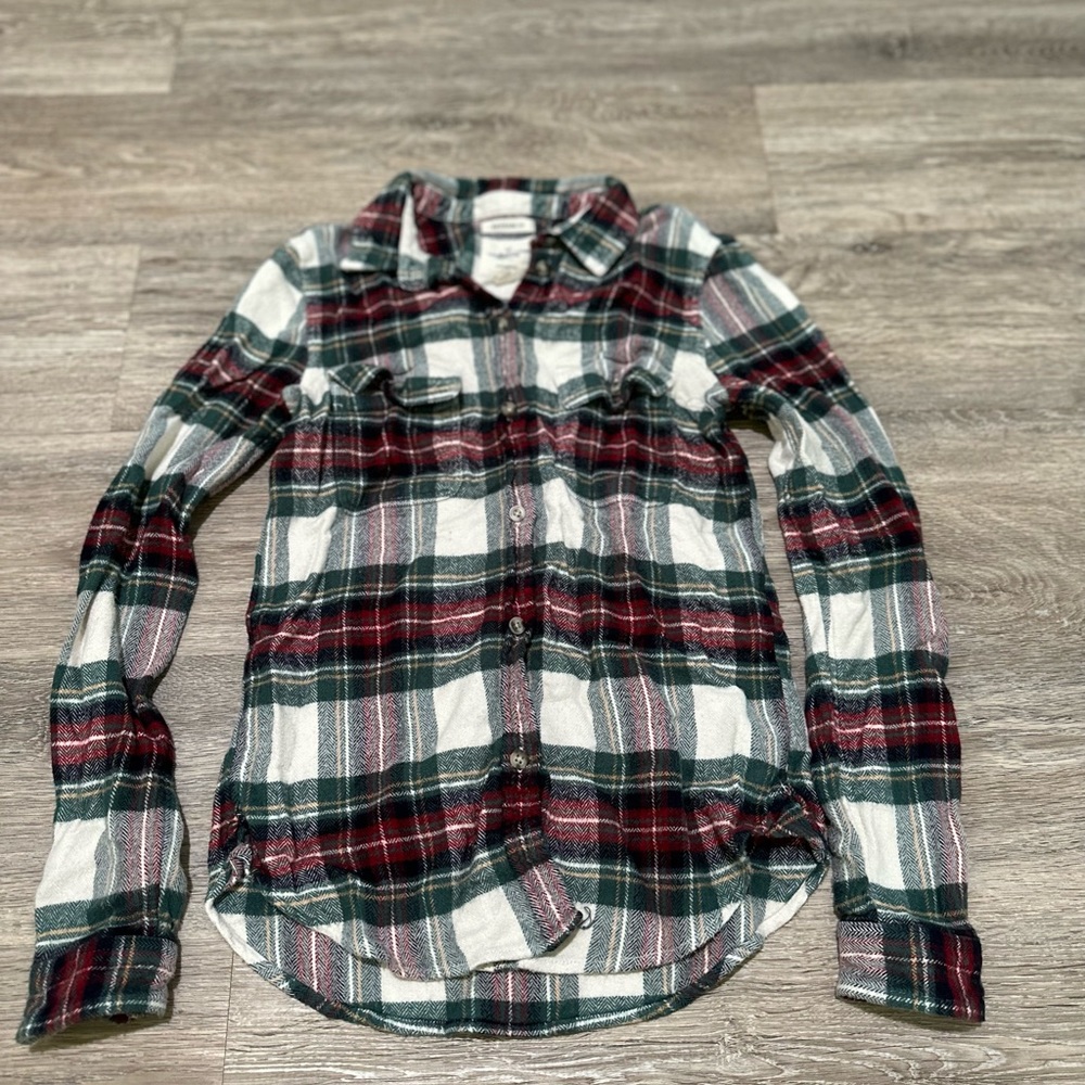 American Eagle Outfitters Womens Long Sleeve Flannel Size Small